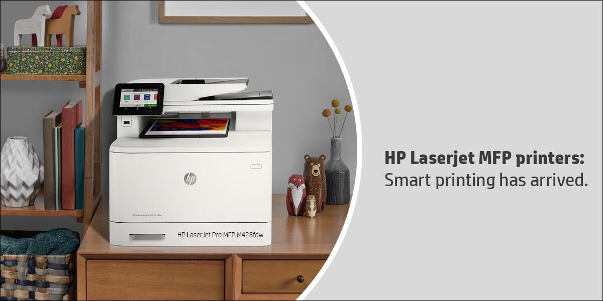 Manage company-wide printing with confidence through HP Laserjet MFP printers.