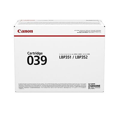 Canon 039 Black Toner