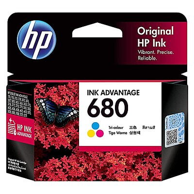 HP 680 Tri-color Ink Cartridge - F6V26AA