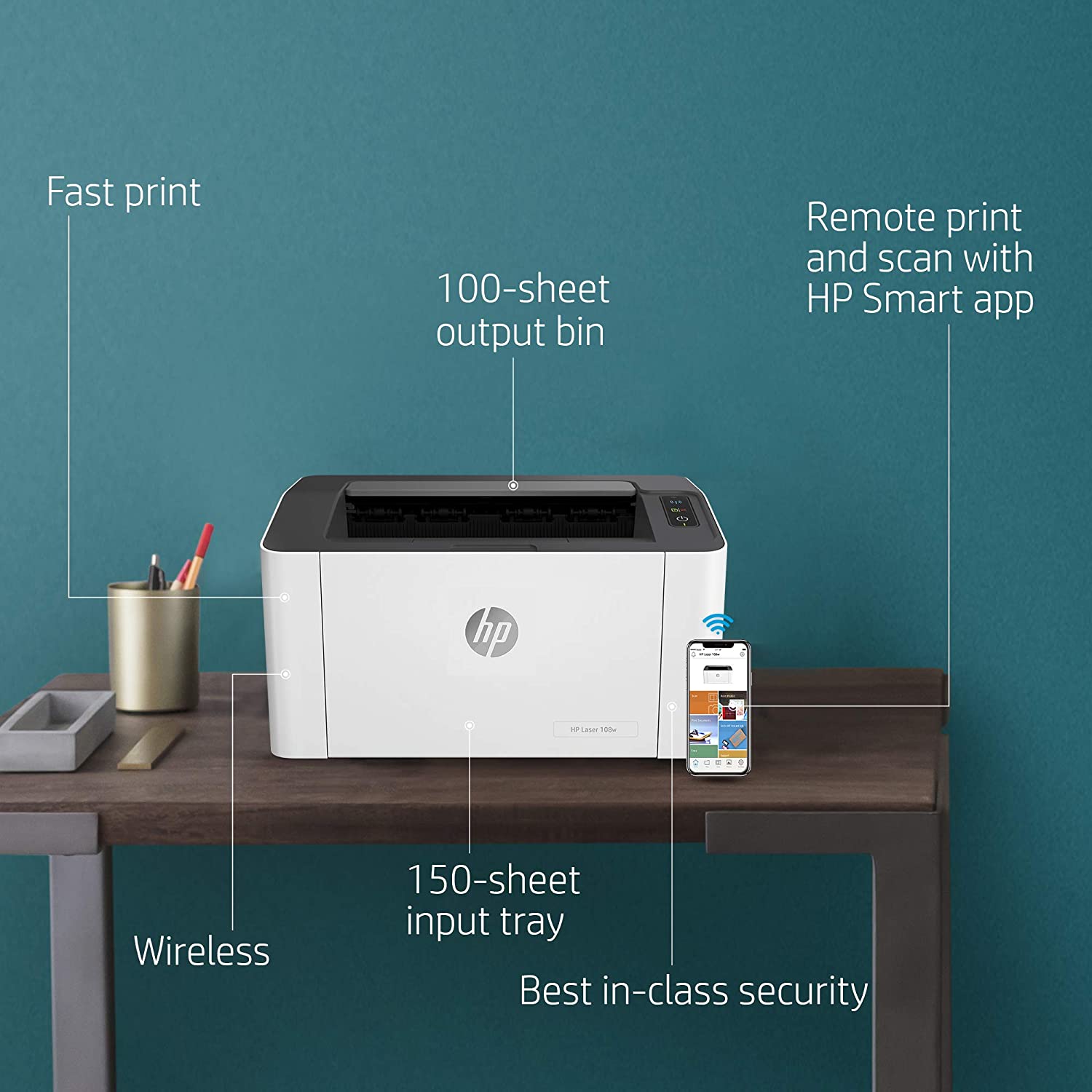 HP Laser 108w Printer