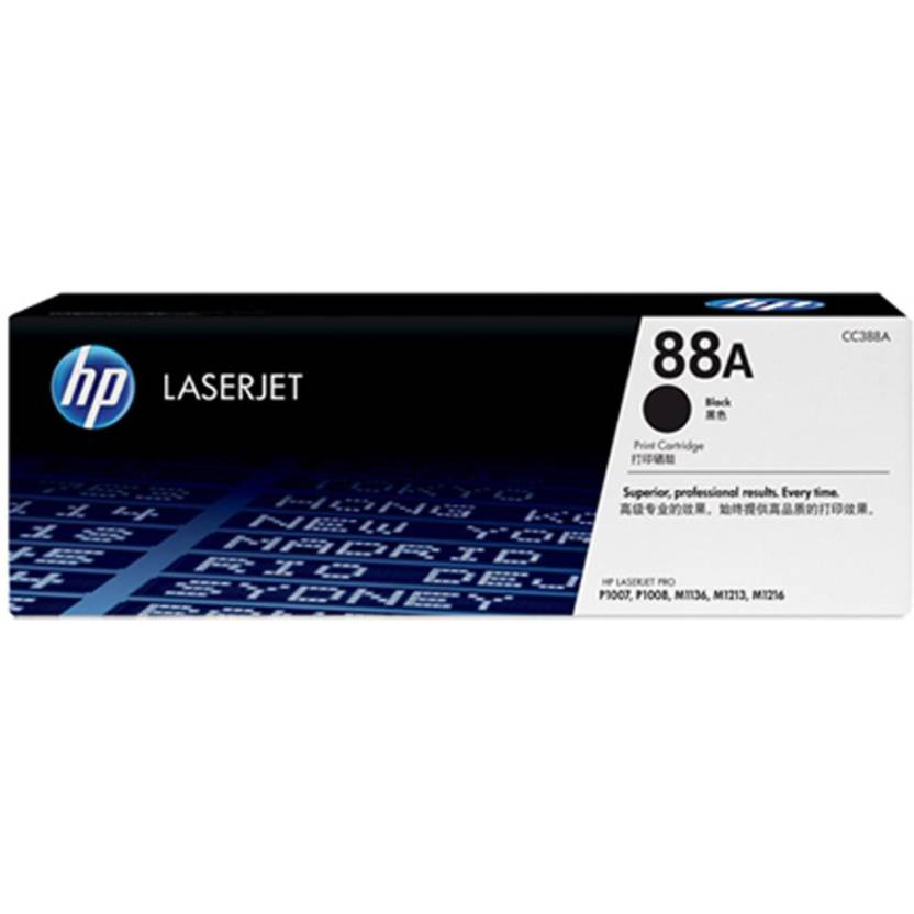 HP 88A Black Original LaserJet Toner Cartridge - (CC388A)