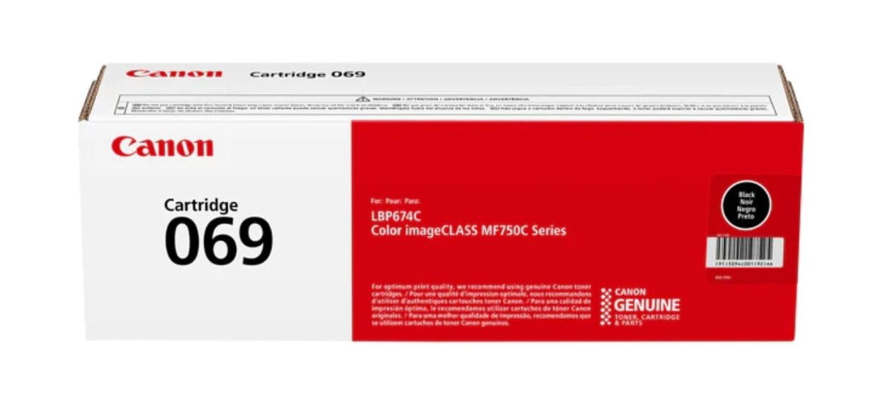 Canon Genuine 069 Black Toner Cartridge