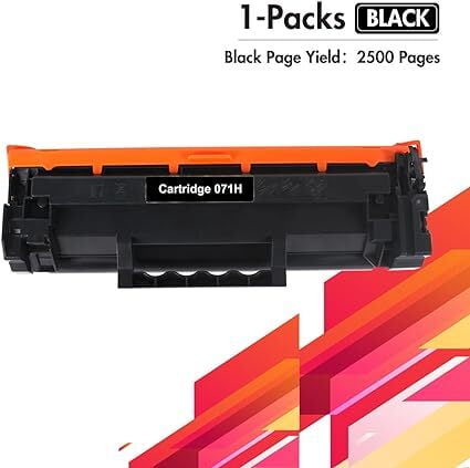 Canon Genuine 071H Black Toner cartridge Canon Genuine 071H Black Toner cartridge