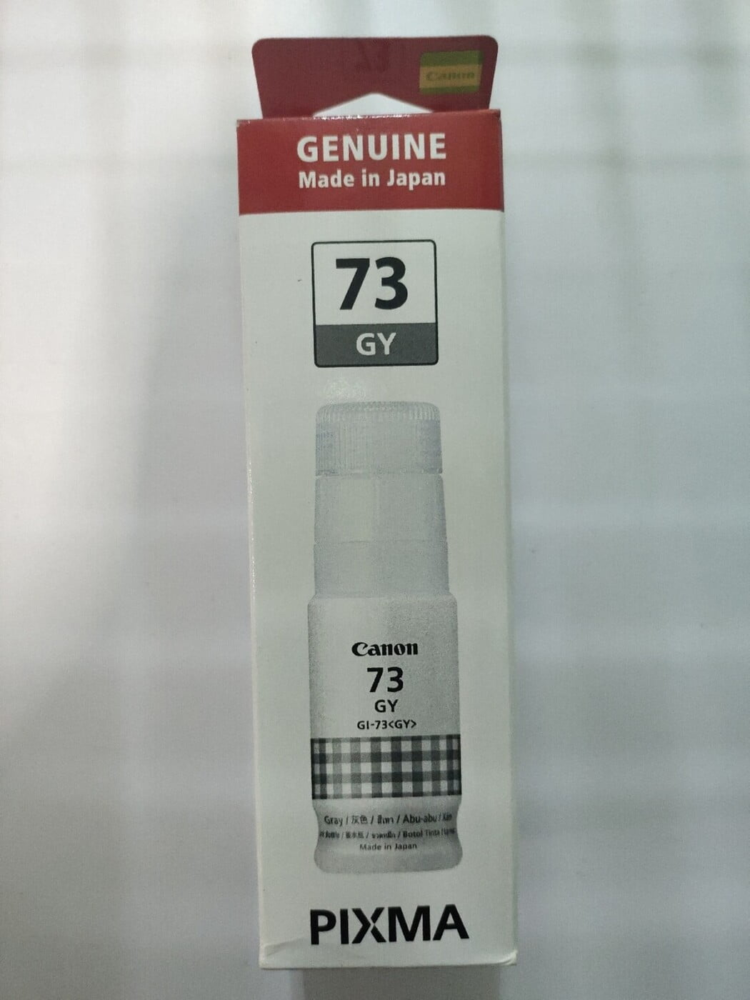 Canon Genuine GI-73 Grey Ink Bottle - PIXMA G570/G670 Canon Genuine GI-73 Grey Ink Bottle - PIXMA G570/G670