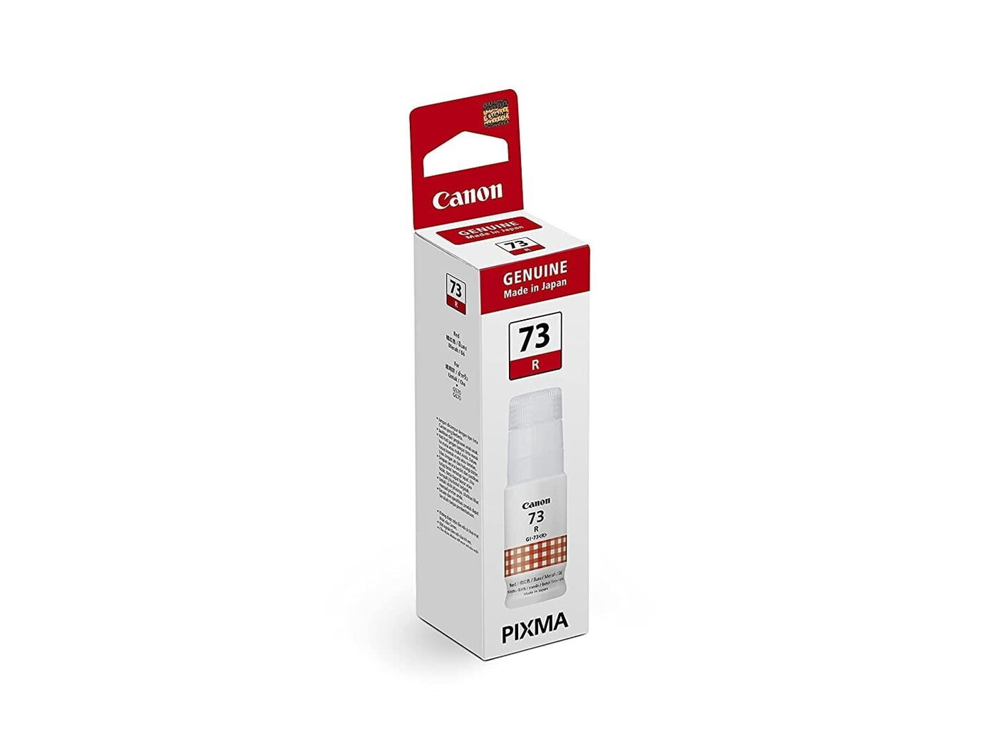 Canon Genuine GI-73 Red Ink Bottle - PIXMA G570/G670 Canon Genuine GI-73 Red Ink Bottle - PIXMA G570/G670
