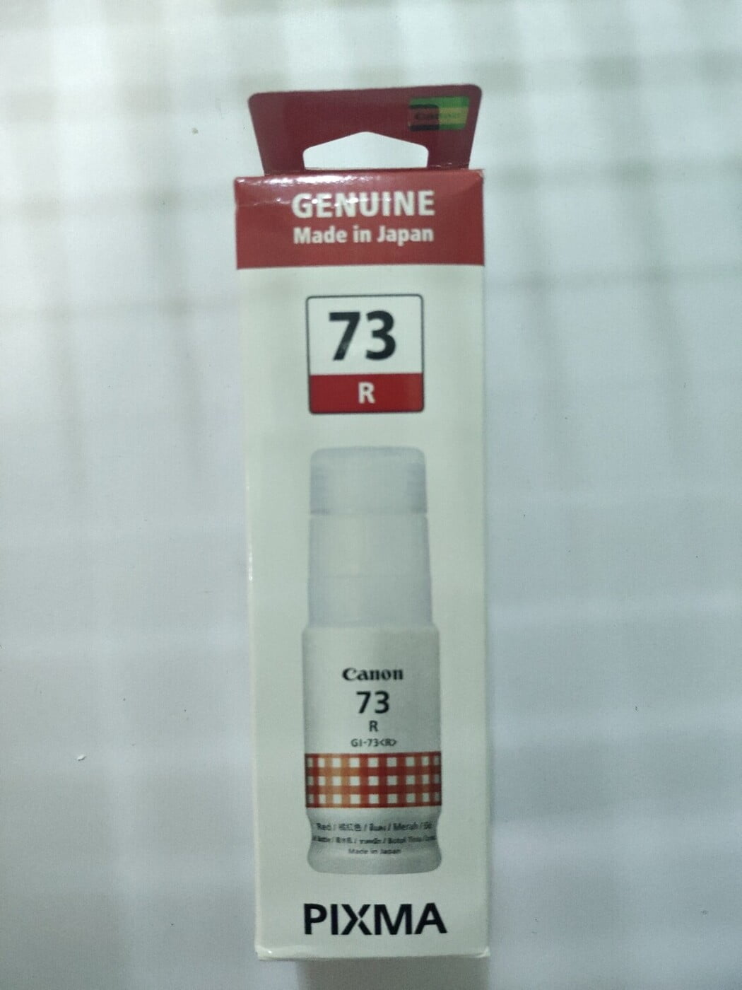 Canon Genuine GI-73 Red Ink Bottle - PIXMA G570/G670 Canon Genuine GI-73 Red Ink Bottle - PIXMA G570/G670