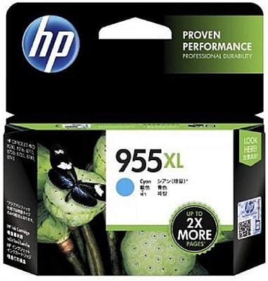 HP 955XL Cyan Original Ink Cartridge - L0S63AA