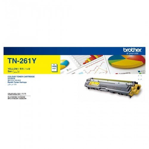 Brother TN-261Y Yellow Toner Cartridge