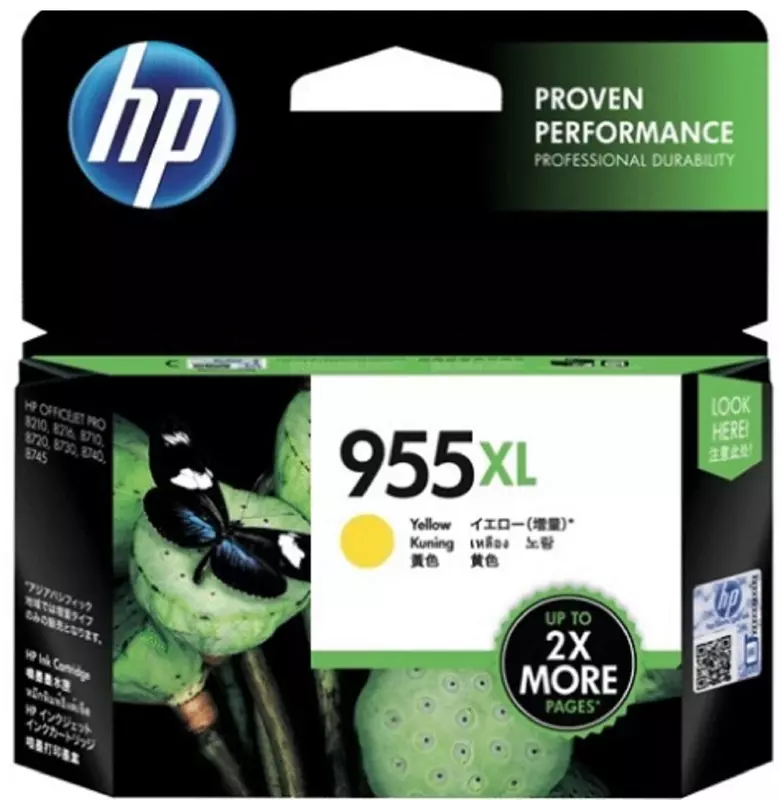 HP 955XL Yellow Original Ink Cartridge - L0S69AA