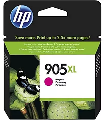 HP 905XL High Yield Magenta Original Ink Cartridge-(T6M09AA)