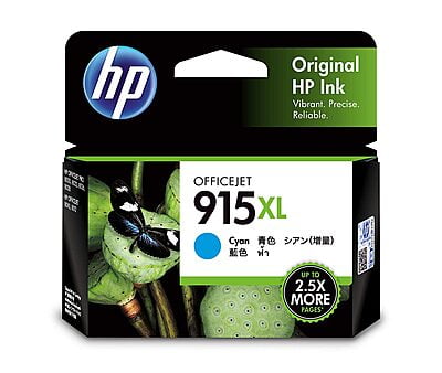 HP 915XL High Yield Cyan Original Ink Cartridge-(3YM19AA)