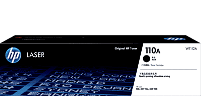 HP 110A Black Original Laser Toner Cartridge-(W1112A)