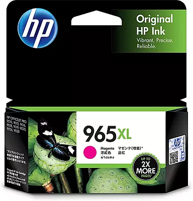 HP 965XL High Yield Magenta Original Ink Cartridge-(3JA82AA)