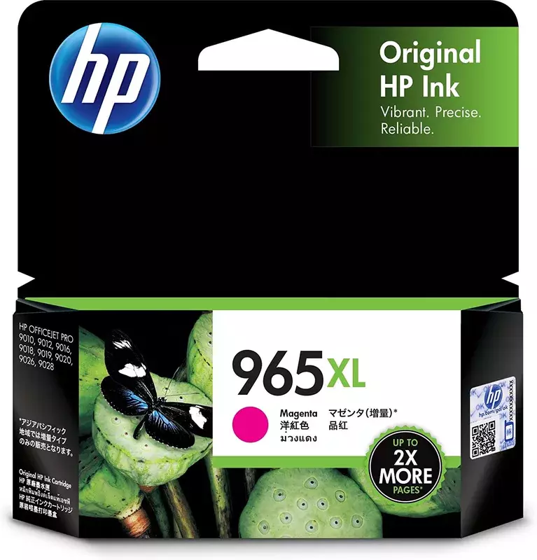 HP 965XL High Yield Magenta Original Ink Cartridge-(3JA82AA) HP 965XL High Yield Magenta Original Ink Cartridge-(3JA82AA)
