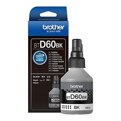 Brother BT-D60BK Black Ink Bottle Brother BT-D60BK Black Ink Bottle