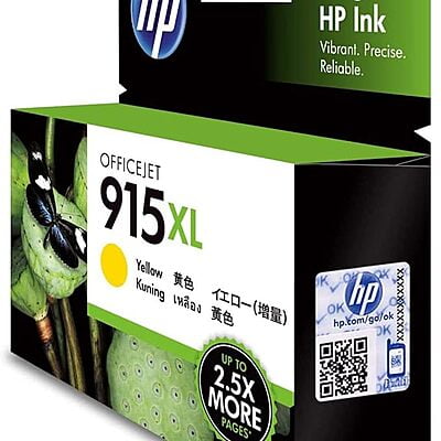 HP 915XL Yellow Ink Cartridges HP 915XL Yellow Ink Cartridges