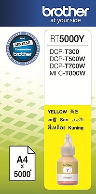 Brother BT-5000 Yellow Ink Bottle Brother BT-5000 Yellow Ink Bottle