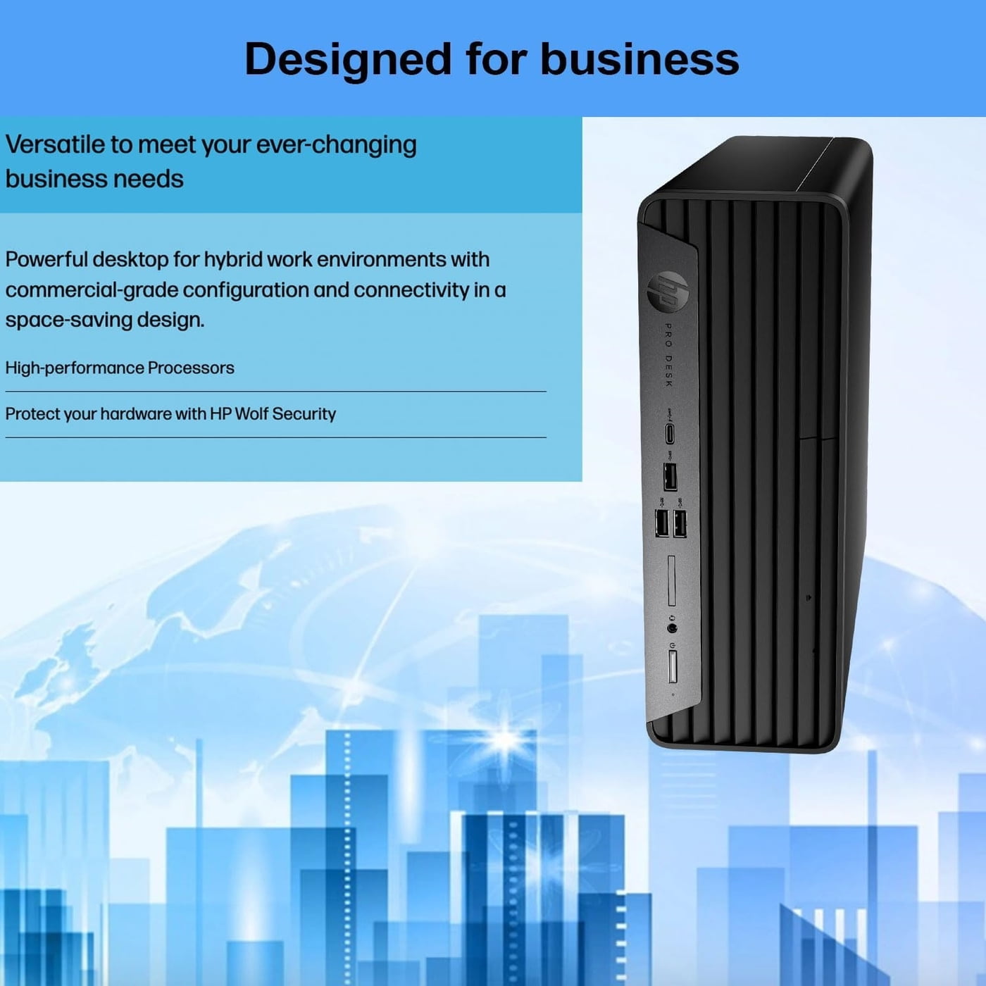 Buy HP Pro SFF 400 G9 i5 Desktop PC-10th, 16GB Ram, 1TB HDD+256GB