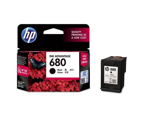 HP 680 Black Ink Cartridge - F6V27AA