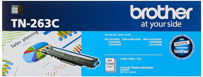 Brother Cyan Toner Cartridge-(TN-263C)