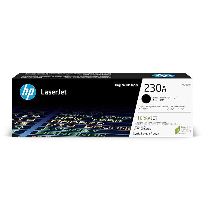 HP 230A Black LaserJet Toner Cartridge HP 230A Black LaserJet Toner Cartridge