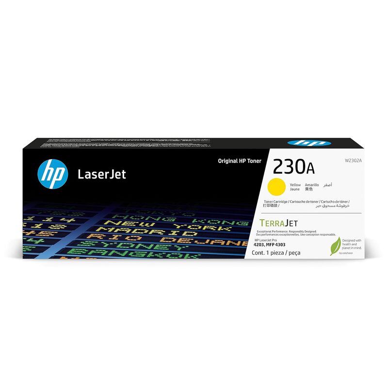 HP 230A Yellow LaserJet Toner Cartridge HP 230A Yellow LaserJet Toner Cartridge