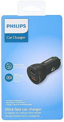 Philips Charger 1 USB-A + USB C, 36W