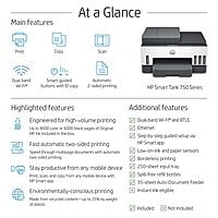HP Smart Tank 750 All-in-One Printer HP Smart Tank 750 All-in-One Printer