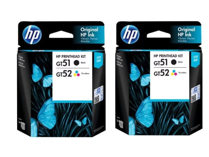 HP GT51/GT52 4-pack Black/Tri-color Printhead Replacement Kit-(3JB06AA) HP GT51/GT52 4-pack Black/Tri-color Printhead Replacement Kit-(3JB06AA)