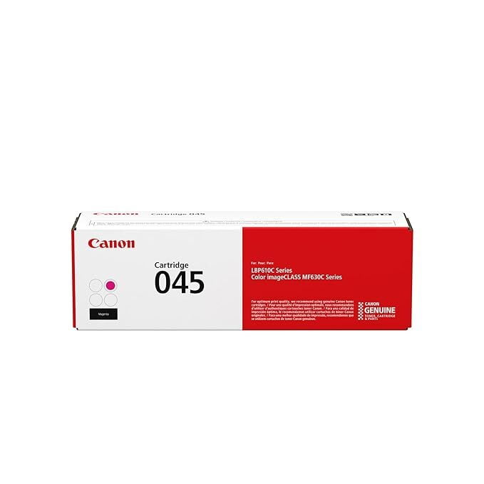 Canon Genuine 045 Magenta Laser Toner Cartridge Canon Genuine 045 Magenta Laser Toner Cartridge
