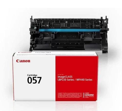 Canon Genuine 057 Black Laser Toner Cartridge