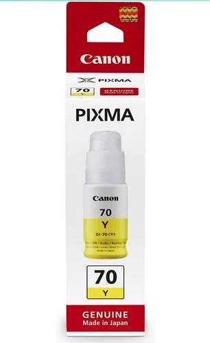 Canon Genuine GI-70 Yellow Ink Bottle