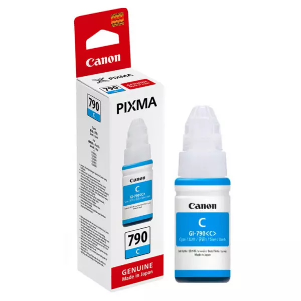 Canon PIXMA Genuine GI-790 Cyan Ink Bottle Canon PIXMA Genuine GI-790 Cyan Ink Bottle
