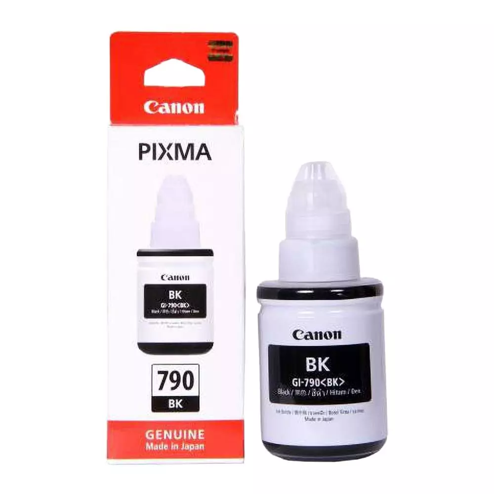 Canon PIXMA Genuine GI-790 BK Black Ink Bottle Canon PIXMA Genuine GI-790 BK Black Ink Bottle
