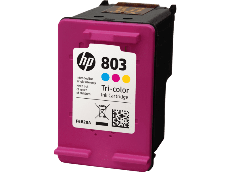 HP 803 Tri-color Original Ink Cartridge- (F6V20AA) HP 803 Tri-color Original Ink Cartridge- (F6V20AA)