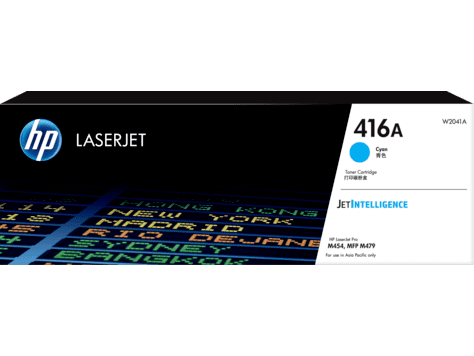 HP 416A Cyan Original LaserJet Toner Cartridge-(W2041A)