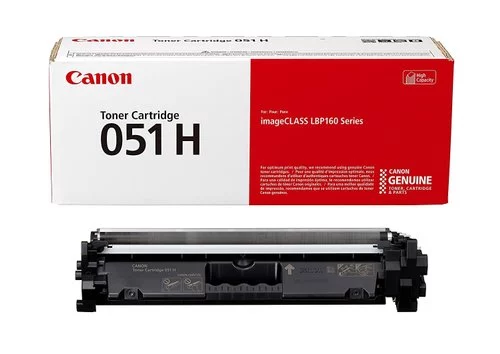 Canon Genuine 051H Black High-Yield Laser Toner Cartridge