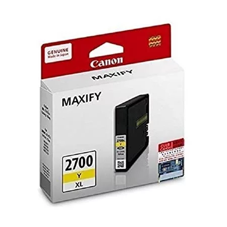 Canon Genuine PGI-2700XL Yellow Ink Toner Cartridge Canon Genuine PGI-2700XL Yellow Ink Toner Cartridge