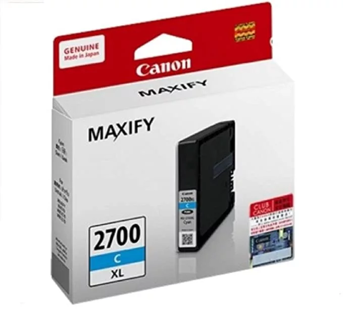 Canon Genuine PGI-2700XL Cyan Ink Toner Cartridge Canon Genuine PGI-2700XL Cyan Ink Toner Cartridge