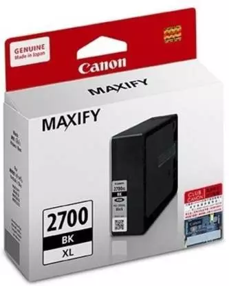 Canon Genuine PGI-2700XL Black Ink Toner Cartridge Canon Genuine PGI-2700XL Black Ink Toner Cartridge