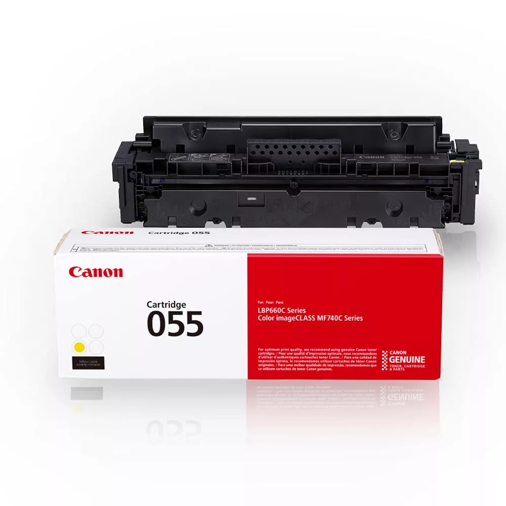 Canon Genuine 055 Yellow Laser Toner Cartridge Canon Genuine 055 Yellow Laser Toner Cartridge