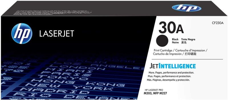 HP 30A Black Original LaserJet Toner Cartridge - (CF230A)