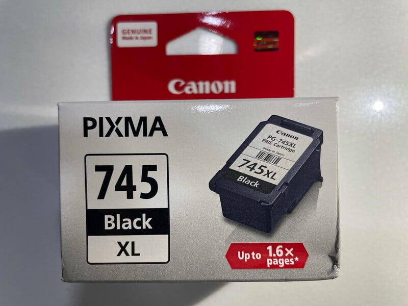 Canon PIXMA Genuine PG-745 XL Black Ink Cartridge Canon PIXMA Genuine PG-745 XL Black Ink Cartridge