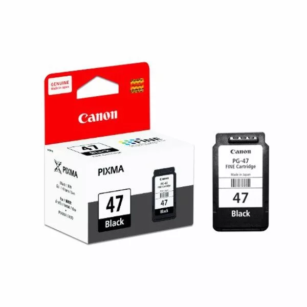 Canon Genuine PG-47 Black Ink Toner Cartridge Canon Genuine PG-47 Black Ink Toner Cartridge