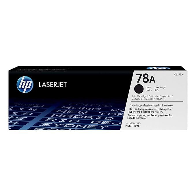 HP 78A Black Original LaserJet Toner Cartridge - (CE278A)