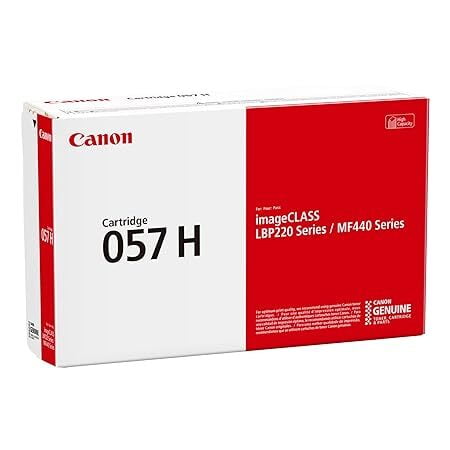 Canon Genuine 057H Black High-Yield Laser Toner Cartridge Canon Genuine 057H Black High-Yield Laser Toner Cartridge