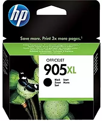 HP 905XL Black Ink Cartridge-(T6M17AA)