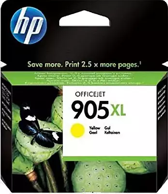 HP 905XL High Yield Yellow Original Ink Cartridge-(T6M13AA)