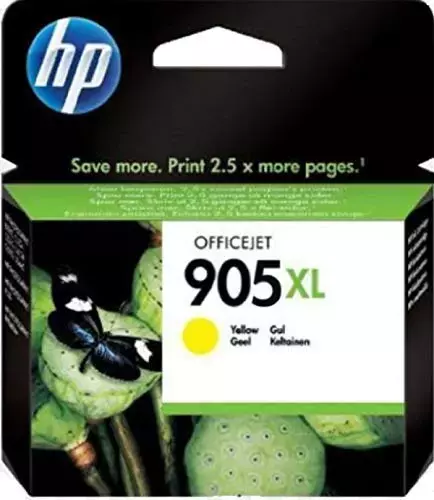 HP 905XL High Yield Yellow Original Ink Cartridge-(T6M13AA) HP 905XL High Yield Yellow Original Ink Cartridge-(T6M13AA)