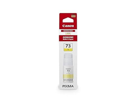 Canon Genuine GI-73 Yellow Ink Bottle - PIXMA G570/G670